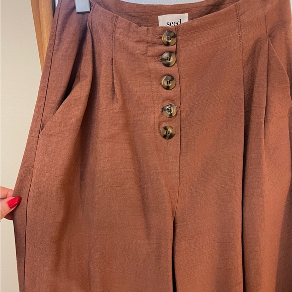 SOLD. Seed Heritage Linen Pants - Picture 2 of 7